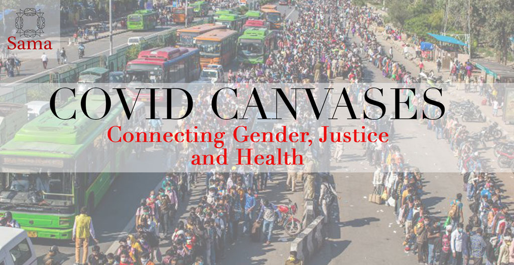 Sama's engagement with Covid-19, connecting gender, health and justice