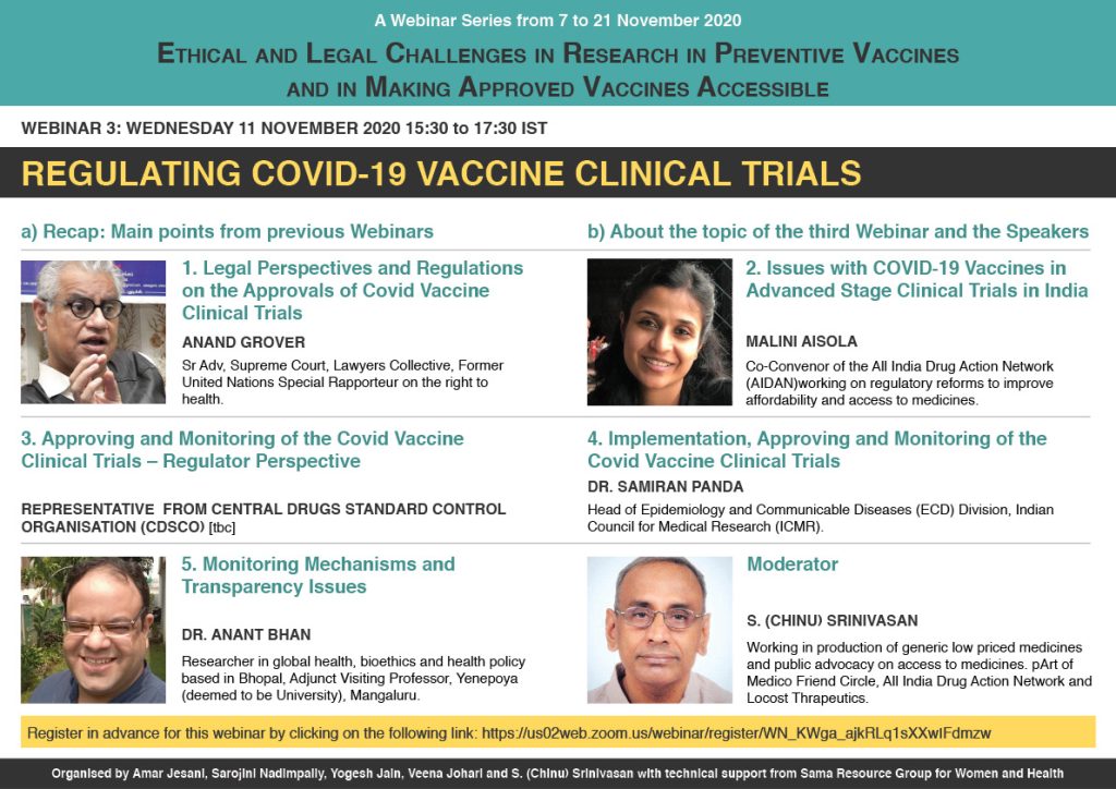 webinar 3 of webinar series on vaccines