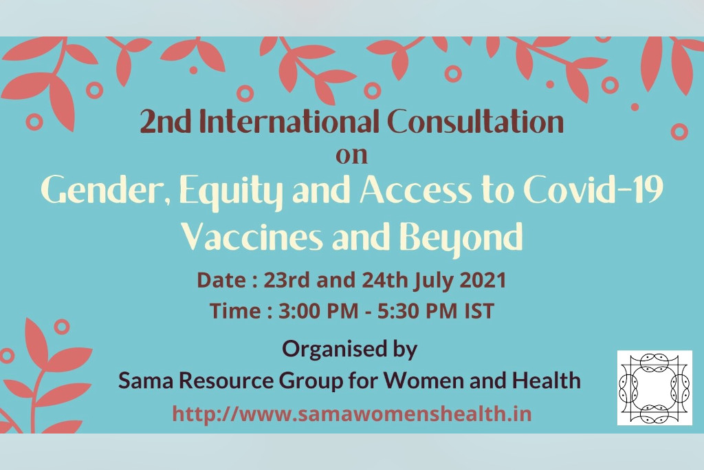 2nd International consultation on Gender, Equity and Access to Covid-19 and Beyond